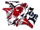 2008-2011 Honda CBR1000RR Motorcycle Fairings - White Red Glossy Black Racing 24