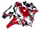 2008-2011 Honda CBR1000RR Motorcycle Fairings - White Red Glossy Black Racing 24
