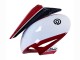 2008-2011 Honda CBR1000RR Motorcycle Fairings - White Red Glossy Black Racing 24