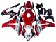 2008-2011 Honda CBR1000RR Motorcycle Fairings - White Red Glossy Black Racing 24