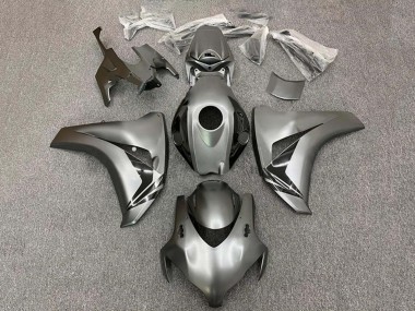 Custom 2008-2011 Honda CBR1000RR Motorcycle Fairing - Grey Glossy Black
