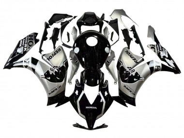 Custom 2012-2016 Honda CBR1000RR Motorcycle Fairings - Silver Glossy Black Repsol Red Bull