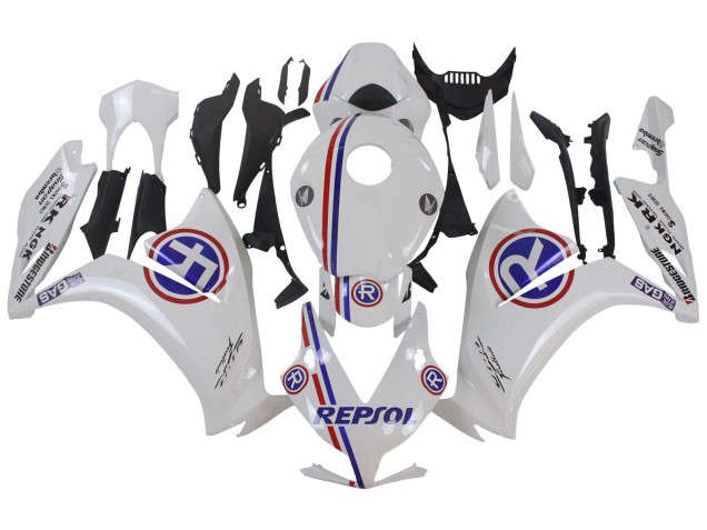 2012-2016 Honda CBR1000RR Motorcycle Fairings - White Blue Red Repsol