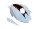 2012-2016 Honda CBR1000RR Motorcycle Fairings - White Glossy Black