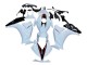 2012-2016 Honda CBR1000RR Motorcycle Fairings - White Glossy Black