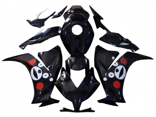 2012-2016 Honda CBR1000RR Motorcycle Fairings - Glossy Black Bear