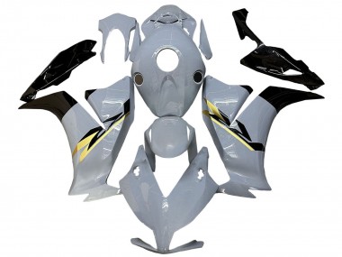 Custom 2012-2016 Honda CBR1000RR Motorcycle Fairings - Nardo Grey Gold Glossy Black
