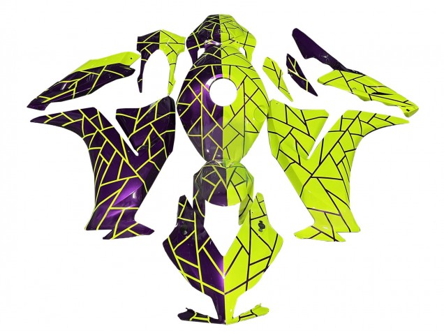 2012-2016 Honda CBR1000RR Motorcycle Fairings - Purple Yellow