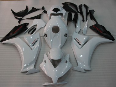 Custom 2012-2016 Honda CBR1000RR Motorcycle Fairings - White Matte Black