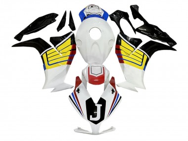 Custom 2012-2016 Honda CBR1000RR Motorcycle Fairings - White Yellow Black