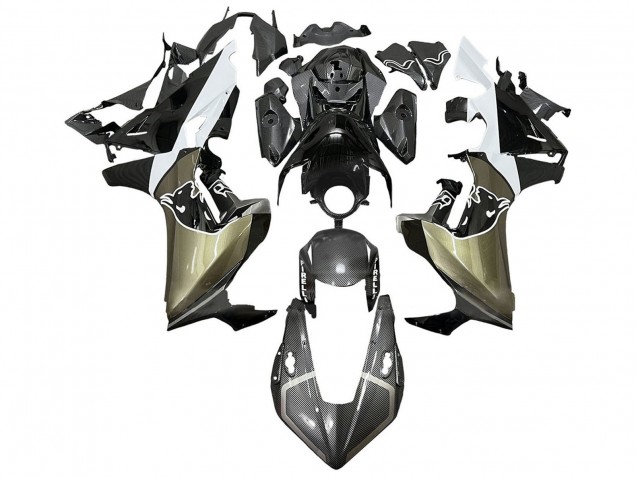 2017-2023 Honda CBR1000RR Motorcycle Fairings - Grey White Black Carbon Fiber