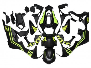 Custom 2017-2023 Honda CBR1000RR Motorcycle Fairings - Matte Black Yellow