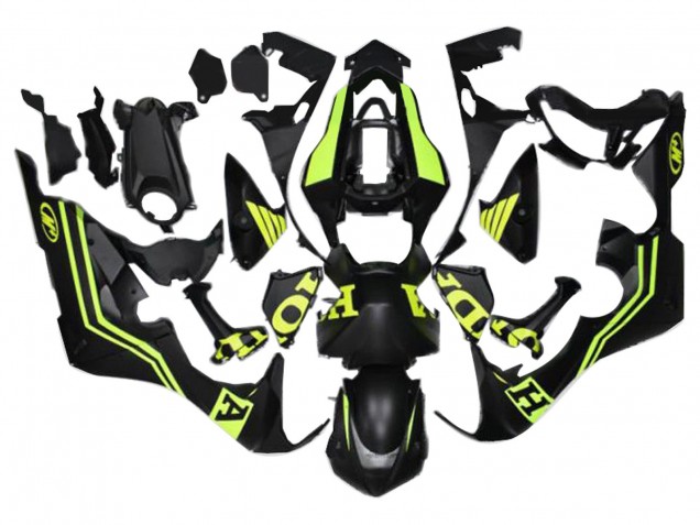 2017-2023 Honda CBR1000RR Motorcycle Fairings - Matte Black Yellow
