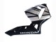 2003-2004 Honda CBR600RR Motorcycle Fairings - Silver Glossy Black
