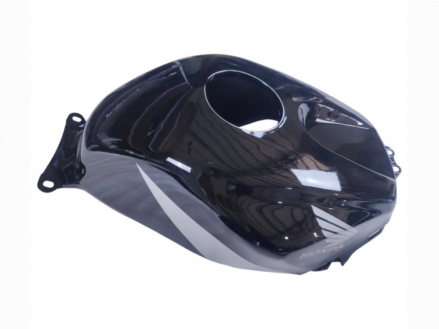 2003-2004 Honda CBR600RR Motorcycle Fairings - Silver Glossy Black