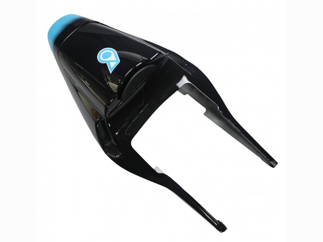 2003-2004 Honda CBR600RR Motorcycle Fairings - Light Blue Red Glossy Black Dunlop