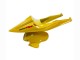 2003-2004 Honda CBR600RR Motorcycle Fairings - Yellow Glossy Black