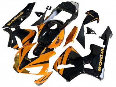 Custom 2003-2004 Honda CBR600RR Motorcycle Fairings Kits - Orange White Red Glossy Black Repsol