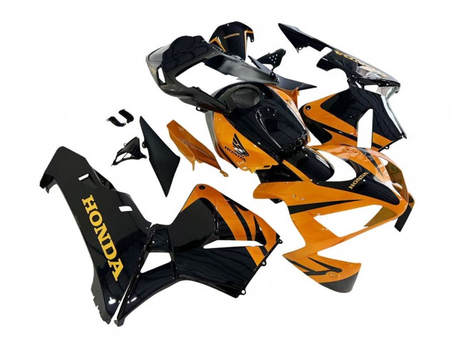 2003-2004 Honda CBR600RR Motorcycle Fairings Kits - Orange White Red Glossy Black Repsol