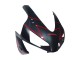 2003-2004 Honda CBR600RR Motorcycle Fairings - Red Glossy Black Matte Black