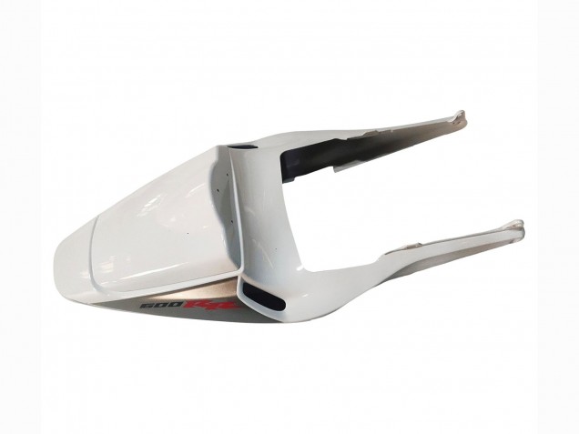 2003-2004 Honda CBR600RR Motorcycle Fairings - White Matte Black Racing