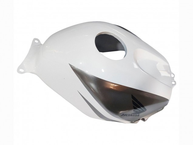 2003-2004 Honda CBR600RR Motorcycle Fairings - White Matte Black Racing
