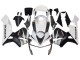 2003-2004 Honda CBR600RR Motorcycle Fairings - White Matte Black Racing