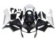 2003-2004 Honda CBR600RR Motorcycle Fairings - White Matte Black