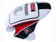 2003-2004 Honda CBR600RR Motorcycle Fairings - White Red Glossy Black DENSO Rimont
