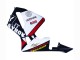 2003-2004 Honda CBR600RR Motorcycle Fairings - White Red Glossy Black DENSO Rimont