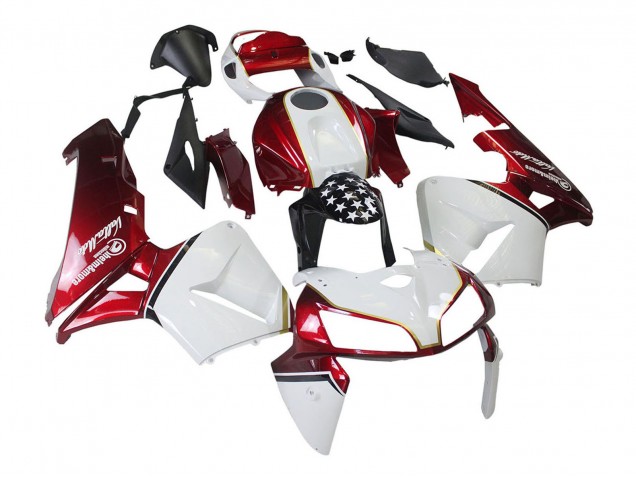 2005-2006 Honda CBR600RR Motorcycle Fairing Kits - Red White Black