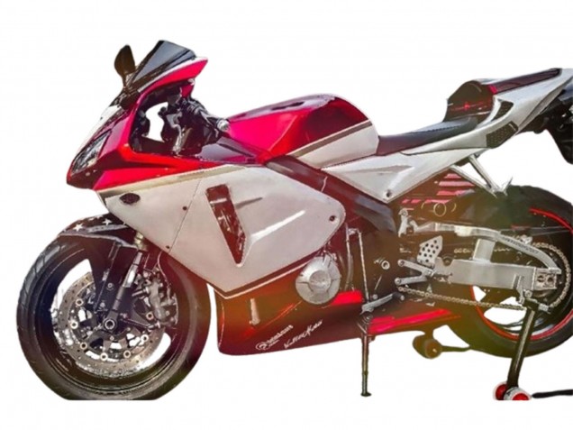 2005-2006 Honda CBR600RR Motorcycle Fairing Kits - Red White Black