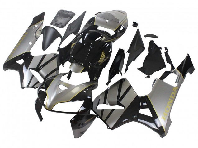 2005-2006 Honda CBR600RR Motorcycle Fairing - Grey Black