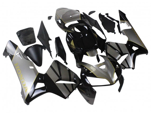 2005-2006 Honda CBR600RR Motorcycle Fairing - Grey Black