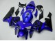 2005-2006 Honda CBR600RR Motorcycle Fairing - Blue Black