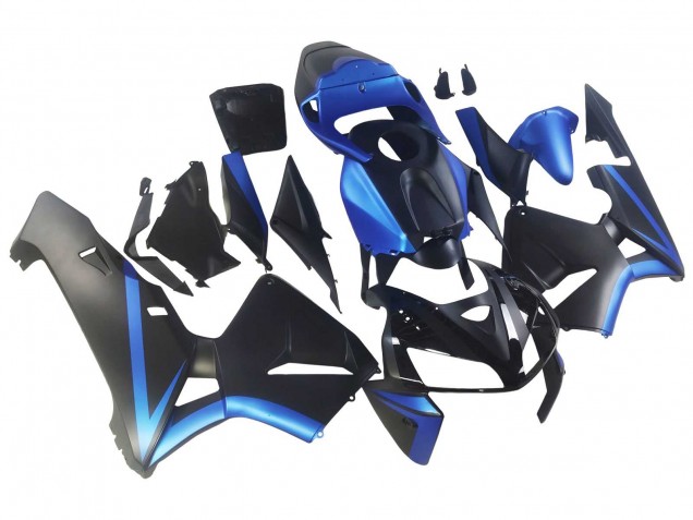 2005-2006 Honda CBR600RR Motorcycle Fairings - Black Blue
