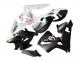 2005-2006 Honda CBR600RR Motorcycle Fairings - Black White with Cherry Blossom