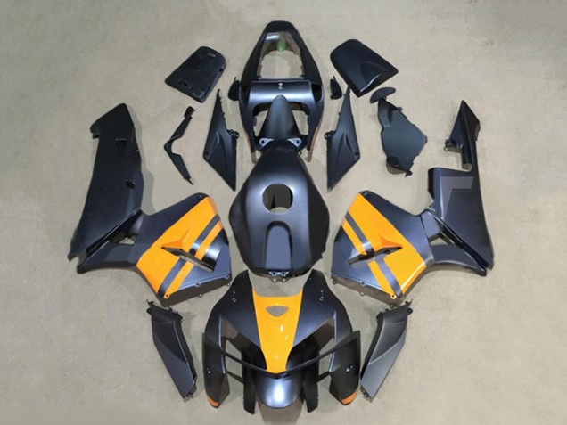 2005-2006 Honda CBR600RR Motorcycle Fairings - Black Yellow