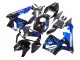 2005-2006 Honda CBR600RR Motorcycle Fairing - Glossy Black Blue Flame