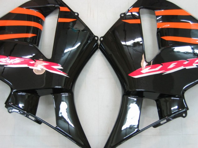 2005-2006 Honda CBR600RR Motorcycle Fairings - Orange Black Silver
