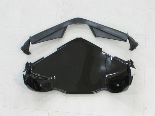 2005-2006 Honda CBR600RR Motorcycle Fairings - Glossy Black White West