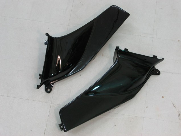 2005-2006 Honda CBR600RR Motorcycle Fairings - Glossy Black White West