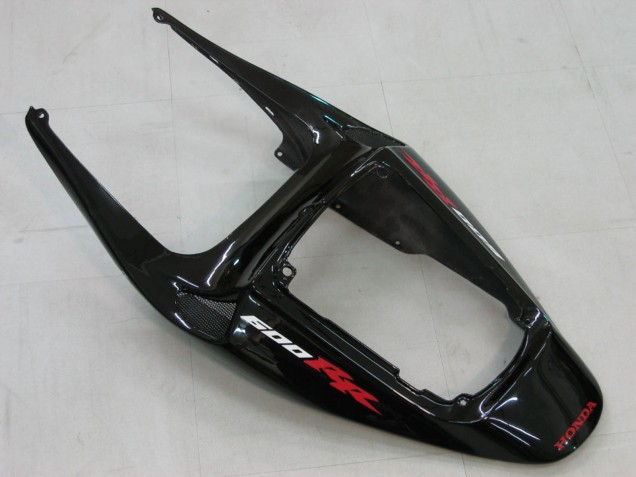 2005-2006 Honda CBR600RR Motorcycle Fairings - Glossy Black White West