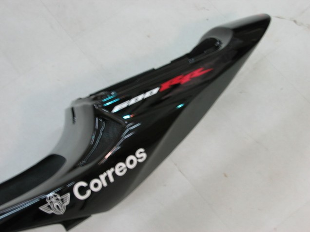 2005-2006 Honda CBR600RR Motorcycle Fairings - Glossy Black White West