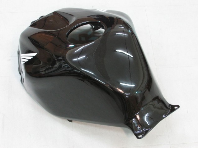2005-2006 Honda CBR600RR Motorcycle Fairings - Glossy Black White West