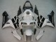 2005-2006 Honda CBR600RR Motorcycle Fairings - Black White Racing