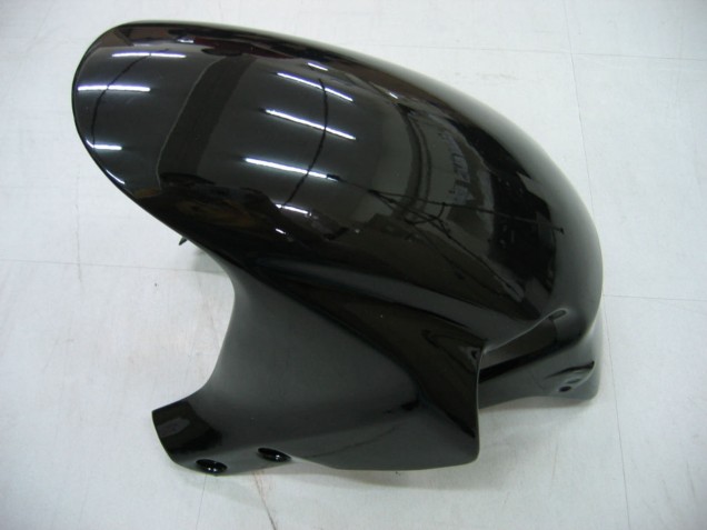 2005-2006 Honda CBR600RR Motorcycle Fairings - Glossy Black Grey Flame