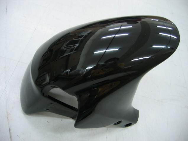 2005-2006 Honda CBR600RR Motorcycle Fairings - Glossy Black Grey Flame