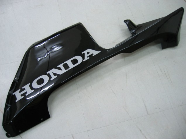 2005-2006 Honda CBR600RR Motorcycle Fairings - Glossy Black Grey Flame