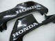 2005-2006 Honda CBR600RR Motorcycle Fairings - Glossy Black Grey Flame